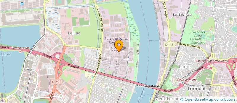 localisation de l'entreprise TRANS SCOTTI AQUITAINE à BORDEAUX