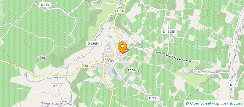 localisation de l'entreprise TRANS-SCOTTI HOLDING  GENSAC