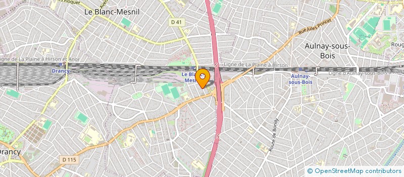 localisation de l'entreprise TRANS SERVICE DISPATCH à LE BLANC-MESNIL