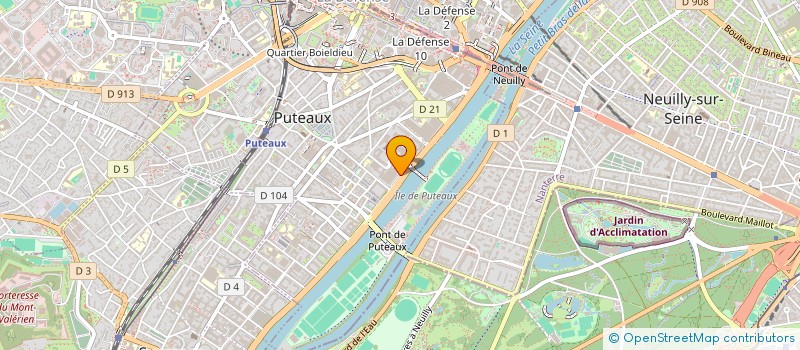 localisation de l'entreprise TRANS SERVICE LINE à COURBEVOIE