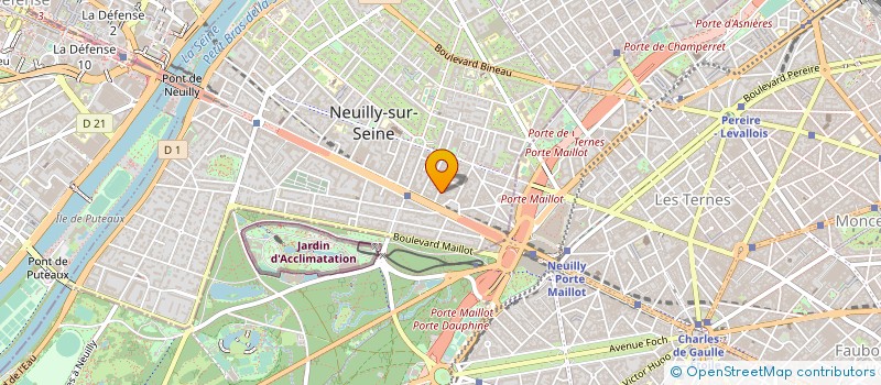 localisation de l'entreprise TRANS SERVICES à NEUILLY-SUR-SEINE