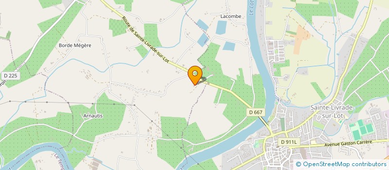 localisation de l'entreprise TRANS SERVICES AQUITAINE  VILLEBRAMAR