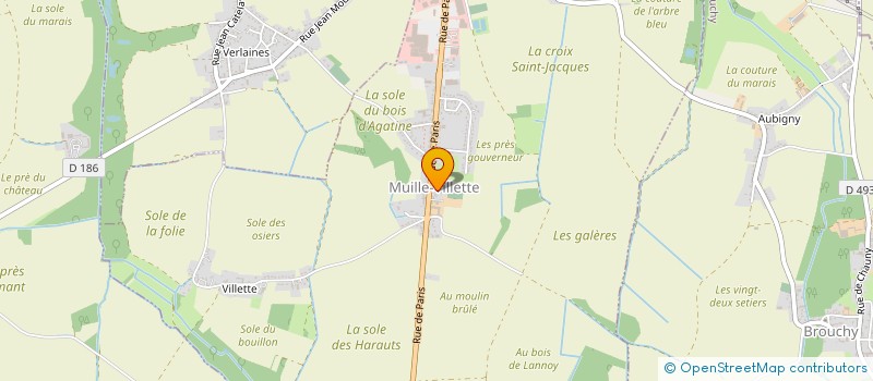 localisation de l'entreprise TRANS SERVICES RAPIDES à MUILLE-VILLETTE