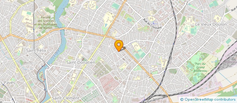 localisation de l'entreprise TRANS SKM à NANTES