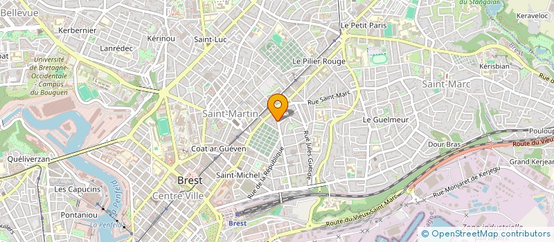 localisation de l'entreprise TRANS-SPATIALITE ASSOCIATION à BREST