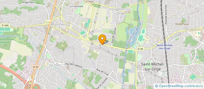 localisation de l'entreprise TRANS SPHERE à LONGPONT-SUR-ORGE