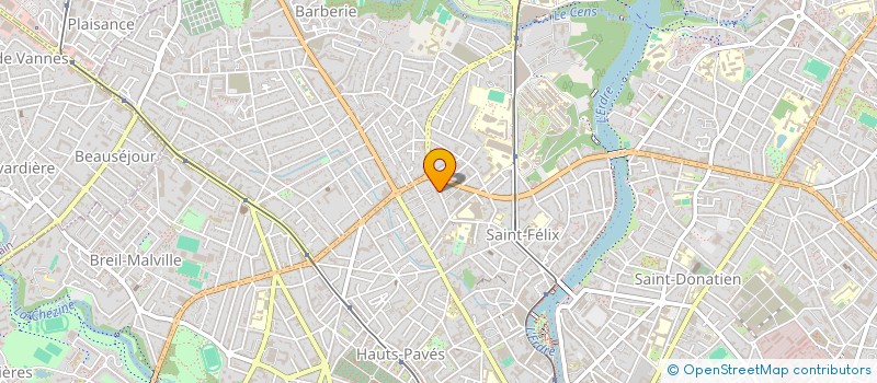 localisation de l'entreprise TRANS-SPHERE à NANTES