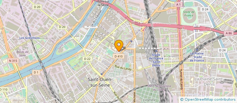 localisation de l'entreprise TRANS STAR à SAINT-DENIS