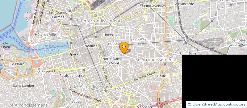 localisation de l'entreprise TRANS SUD LOGISTIQUE à MARSEILLE
