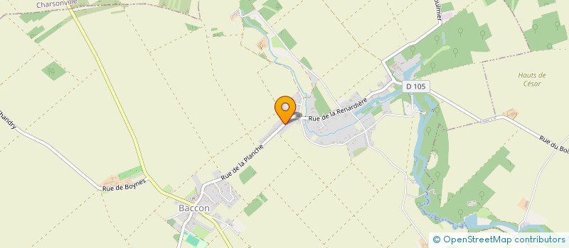 localisation de l'entreprise TRANS T à BACCON