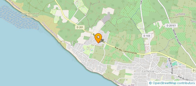 localisation de l'entreprise TRANS T.P. LITTORAL  SAINTE-MARIE-DE-RE