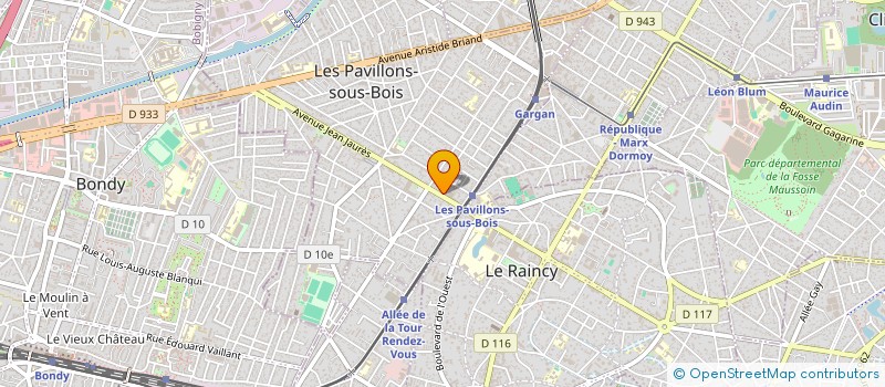 localisation de l'entreprise TRANS TEAM SERVICES à LES PAVILLONS-SOUS-BOIS