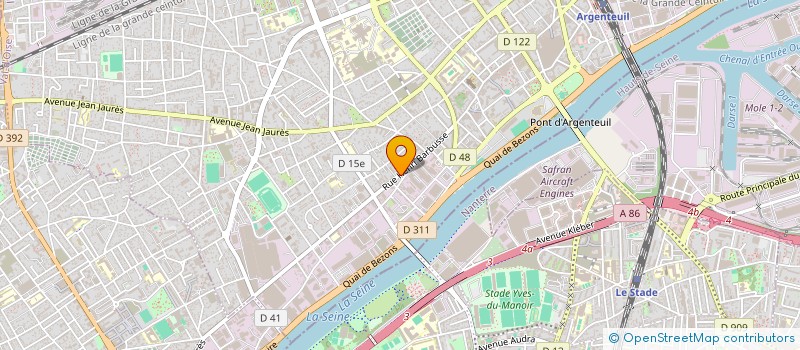 localisation de l'entreprise TRANS TILILA BUS  ARGENTEUIL