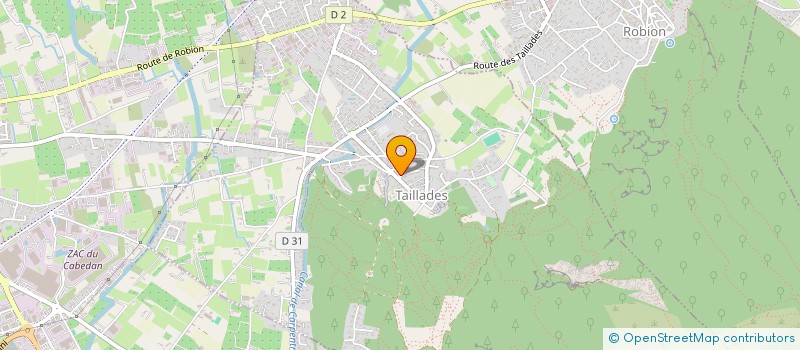 localisation de l'entreprise TRANS TP  TAILLADES