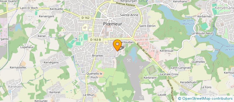 localisation de l'entreprise TRANS TP à PLOEMEUR