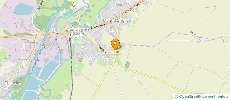 localisation de l'entreprise TRANS UNION  ORIGNY-SAINTE-BENOITE