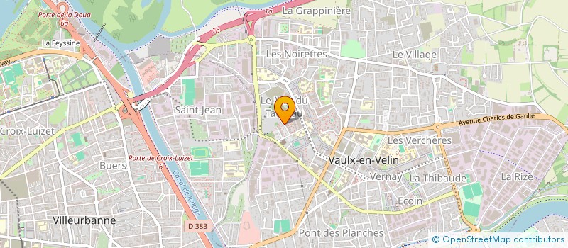 localisation de l'entreprise TRANS UNITED SERVICE à VAULX-EN-VELIN