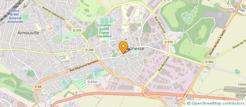 localisation de l'entreprise TRANS VAL D'OISE à GONESSE