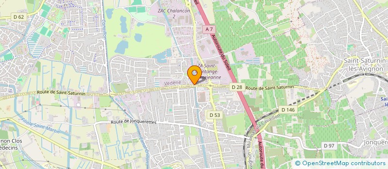 localisation de l'entreprise TRANS'VALLIS  VEDENE