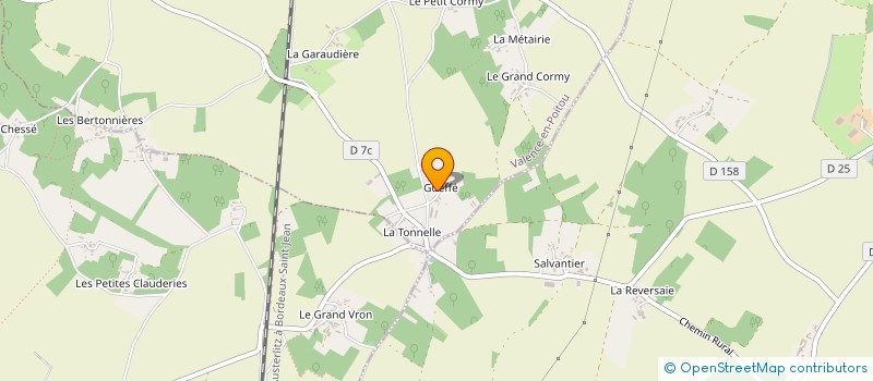 localisation de l'entreprise TRANS'VALLOIS à VALENCE-EN-POITOU