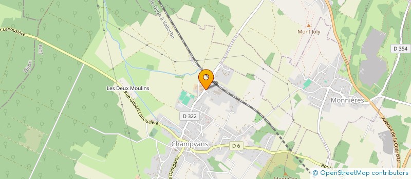 localisation de l'entreprise TRANS VOLUME SERVICE SA  CHAMPVANS