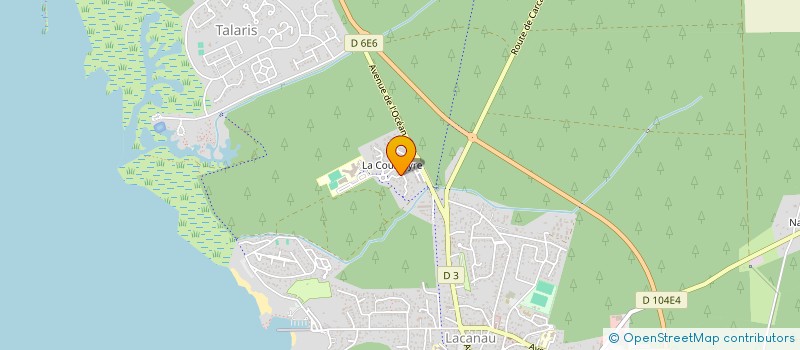 localisation de l'entreprise TRANS VTC  LACANAU