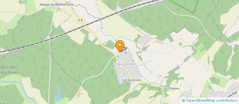 localisation de l'entreprise TRANS WF à CHAUCENNE