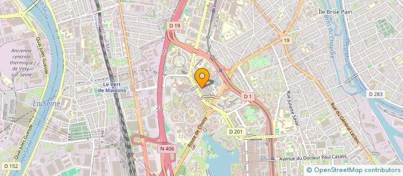 localisation de l'entreprise TRANS'YIN  CRETEIL