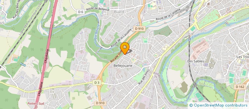 localisation de l'entreprise TRANS ZAMBE EXPRESS à POITIERS