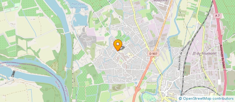 localisation de l'entreprise TRANS-ZF  SORGUES