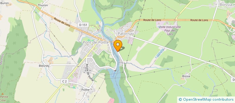 localisation de l'entreprise TRANS2LACS  PATORNAY