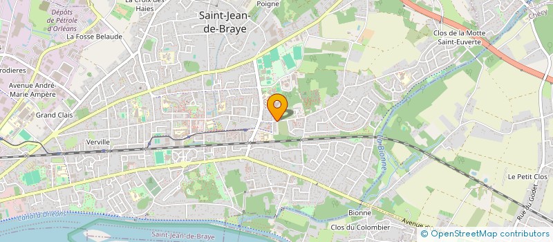 localisation de l'entreprise TRANS45 à SAINT-JEAN-DE-BRAYE