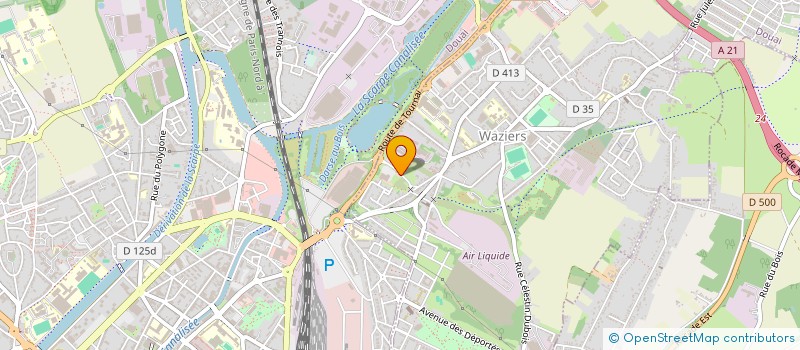 localisation de l'entreprise TRANSA FRANCE  WAZIERS