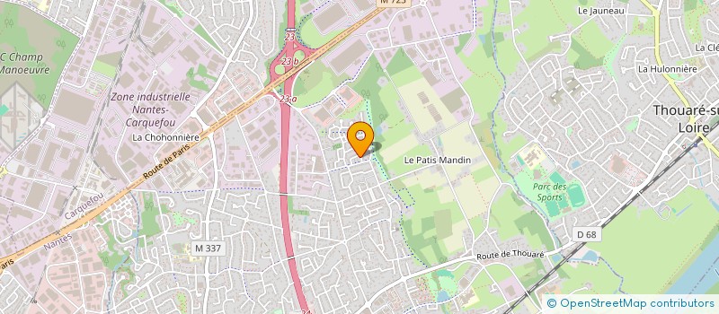 localisation de l'entreprise TRANSAB à SAINTE-LUCE-SUR-LOIRE