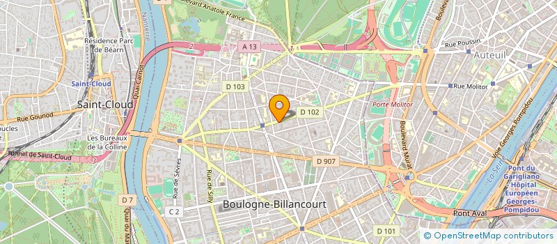 localisation de l'entreprise TRANSAC' à BOULOGNE-BILLANCOURT