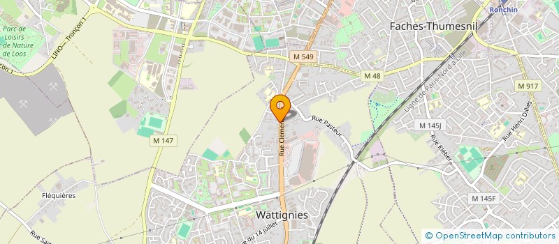 localisation de l'entreprise TRANSAC AUTO à WATTIGNIES