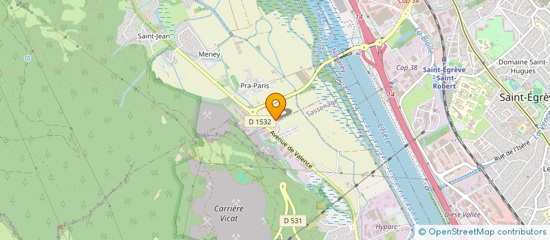 localisation de l'entreprise TRANSAC'AUTOS à SEYSSINET-PARISET