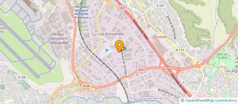 localisation de l'entreprise TRANSAC EXPRESS à VITROLLES