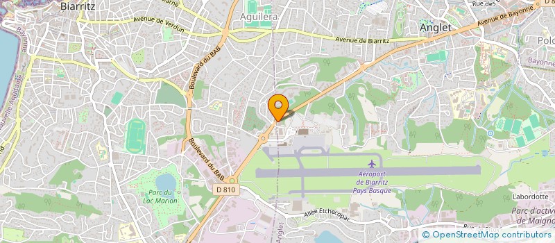 localisation de l'entreprise TRANSAC FERNON  ANGLET