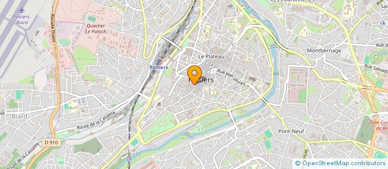 localisation de l'entreprise TRANSAC PRO à POITIERS