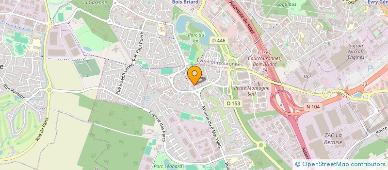 localisation de l'entreprise TRANSACPLUS  BONDOUFLE