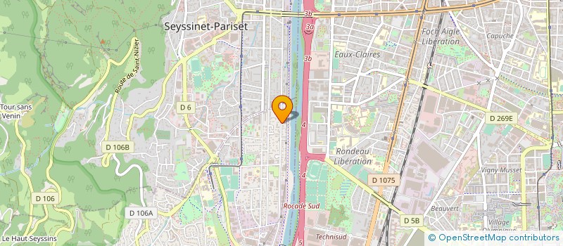 localisation de l'entreprise TRANSACPOINT à SEYSSINS
