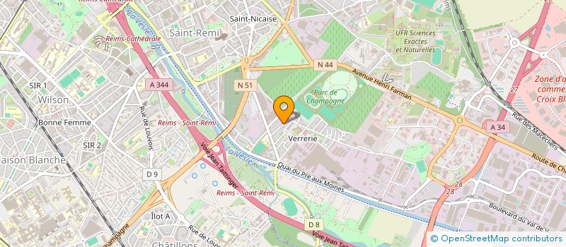 localisation de l'entreprise TRANSACT  REIMS