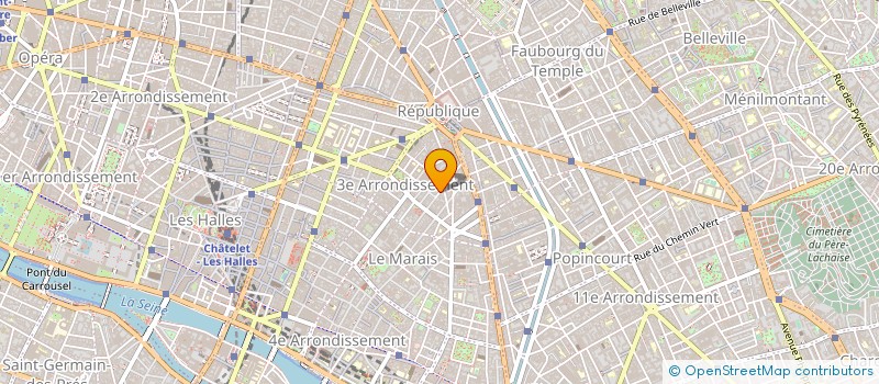localisation de l'entreprise TRANSACT CTC à PARIS