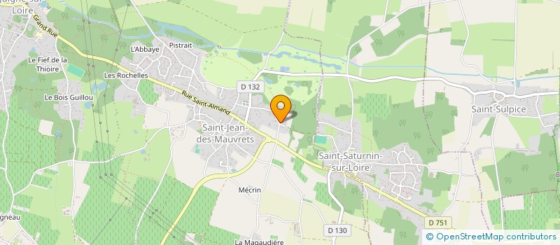 localisation de l'entreprise TRANSACTER  LES GARENNES SUR LOIRE