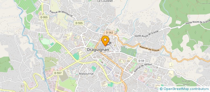 localisation de l'entreprise TRANSACTIMMO à DRAGUIGNAN