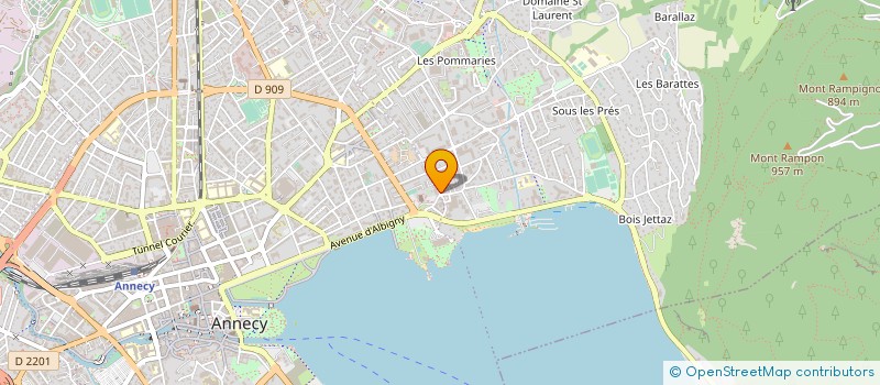 localisation de l'entreprise TRANSACTIMMO à ANNECY