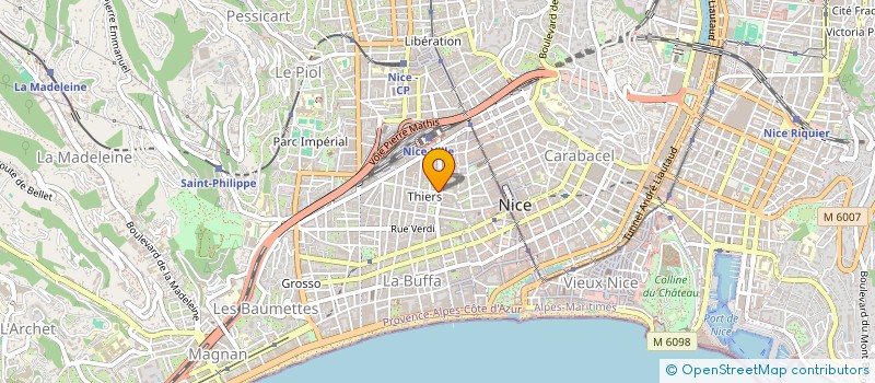 localisation de l'entreprise TRANSACTIMO à NICE