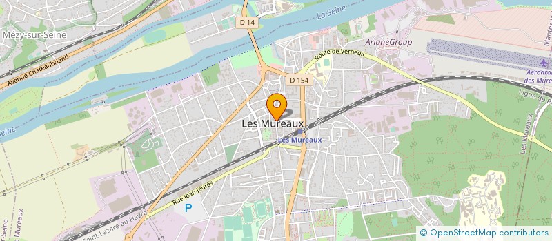 localisation de l'entreprise TRANSACTION CONSEIL IMMOBILIER à LES MUREAUX