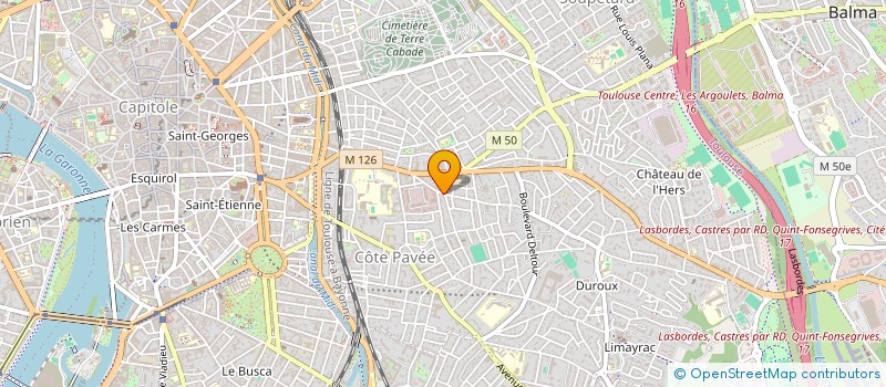 localisation de l'entreprise TRANSACTION ET CONSEIL SUD-OUEST à TOULOUSE